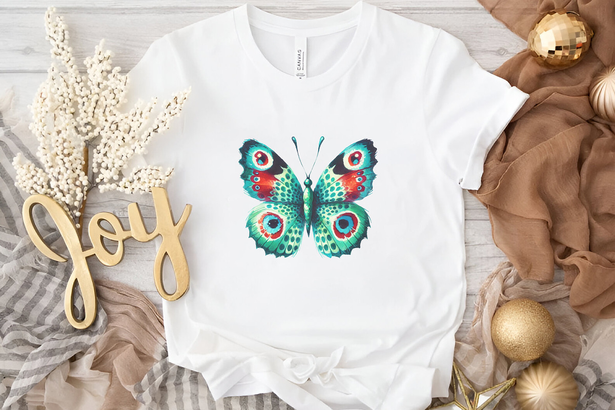 Peacock Butterfly Clipart, an Illustration by DreamArtGraphic (Photo 2 of 5)