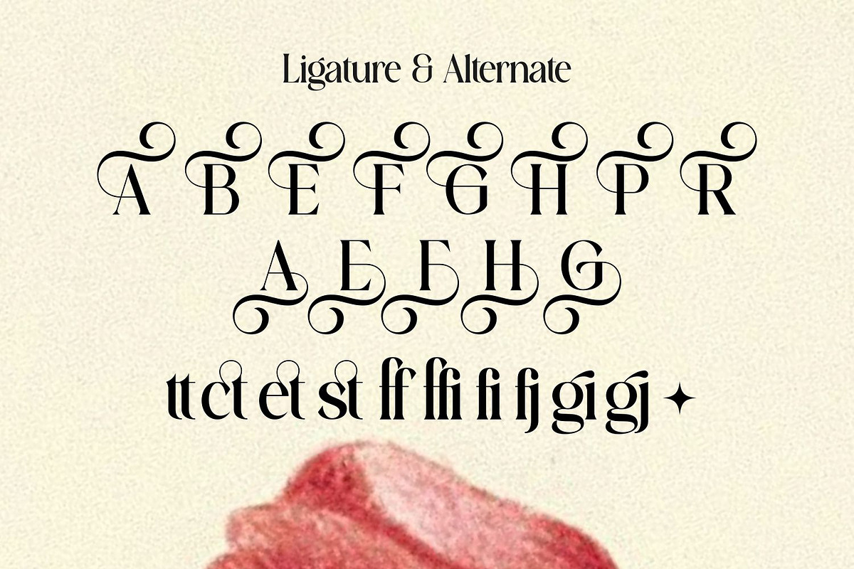 Roses Smyth Elegant Font, a Serif Font by Haps Space (Photo 12 of 15)