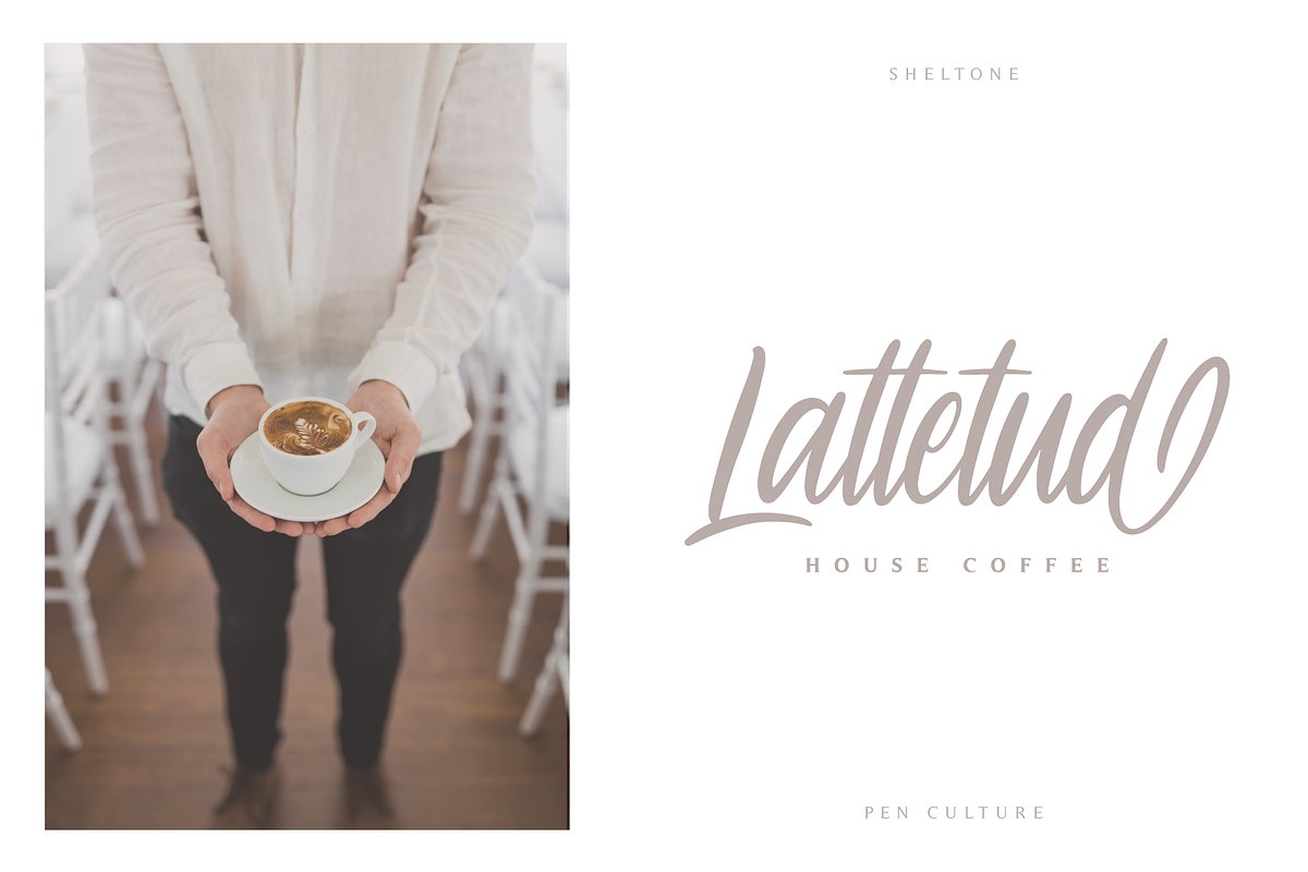 Sheltone - Modern Calligraphy Font preview 7