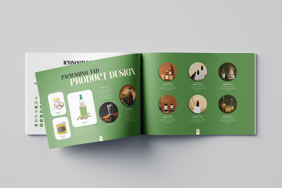 Brand Guideline Template Brochure, a Brochure Template by crazyOWL (Photo 4 of 5)