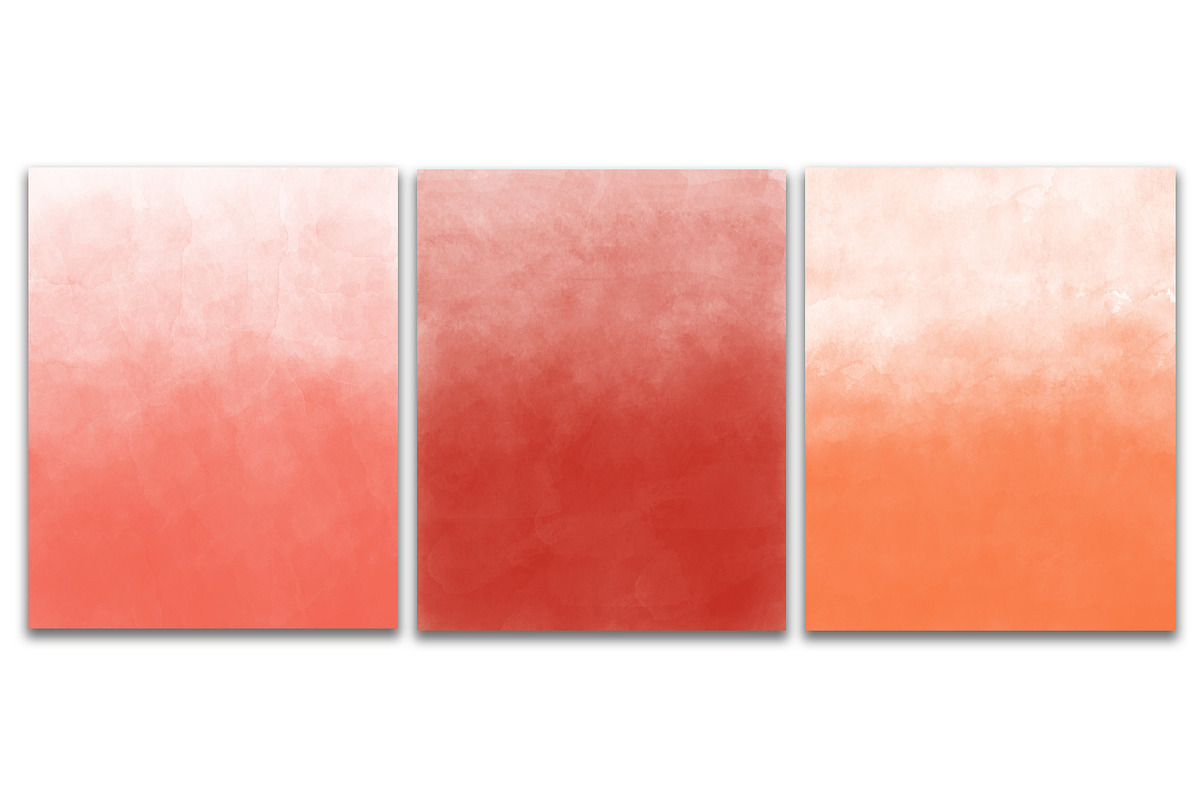 Peach ombre watercolor, a Texture Graphic by GraphicRain (Photo 2 of 4)