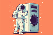 62 t-shirt designs. Big musical bund, an Animal Illustration by Fractal fonts & graphics (Thumbnail 56 of 63)