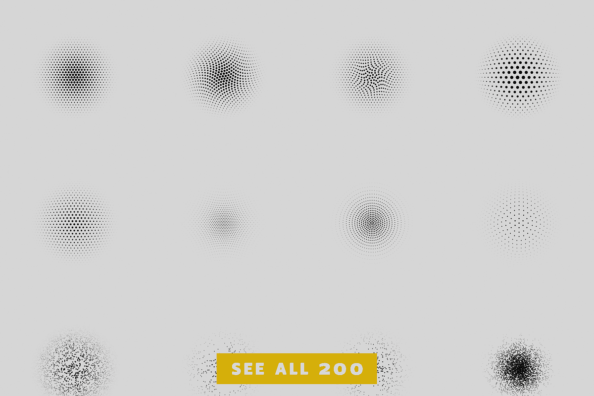 400 Vectors | Circle+Square Megapack, a Pattern Graphic by invisiblelayer (Photo 3 of 5)