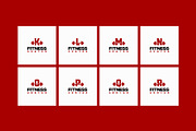 Alphabet and Numberic Fitness logo, a Branding & Logo Template by Lucky Creative (Thumbnail 3 of 5)