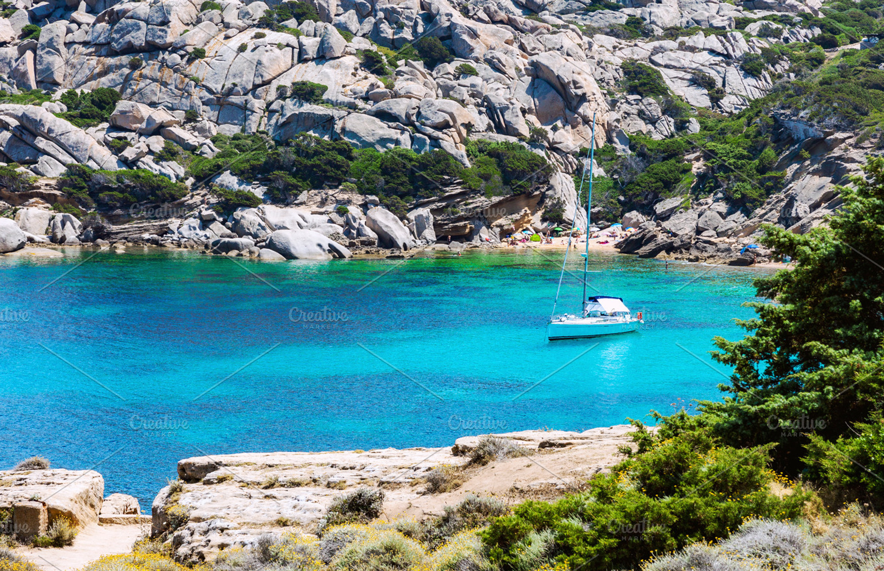 Coastline in Sardinia, a Nature Photo by BOOCYS