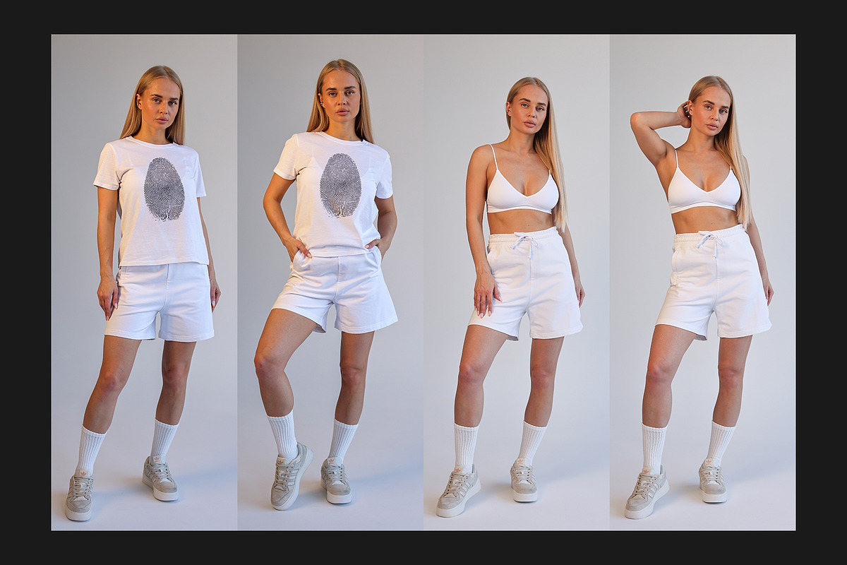 Shorts and T-Shirt Mockup, a Bottom Mockup by Freeman Studio (Photo 10 of 16)