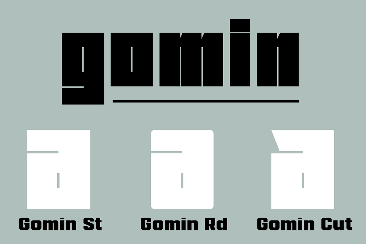 Gomin font family, a Blackletter Font by vlad.berla (Photo 4 of 7)