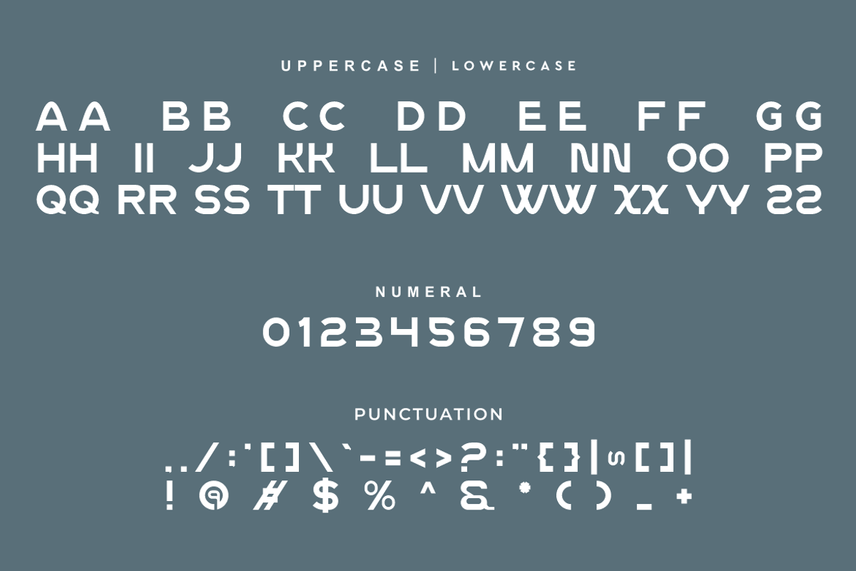 Cexoma - Corporate Logo Font, a Sans Serif Font by Iqsiart Studio (Photo 6 of 7)