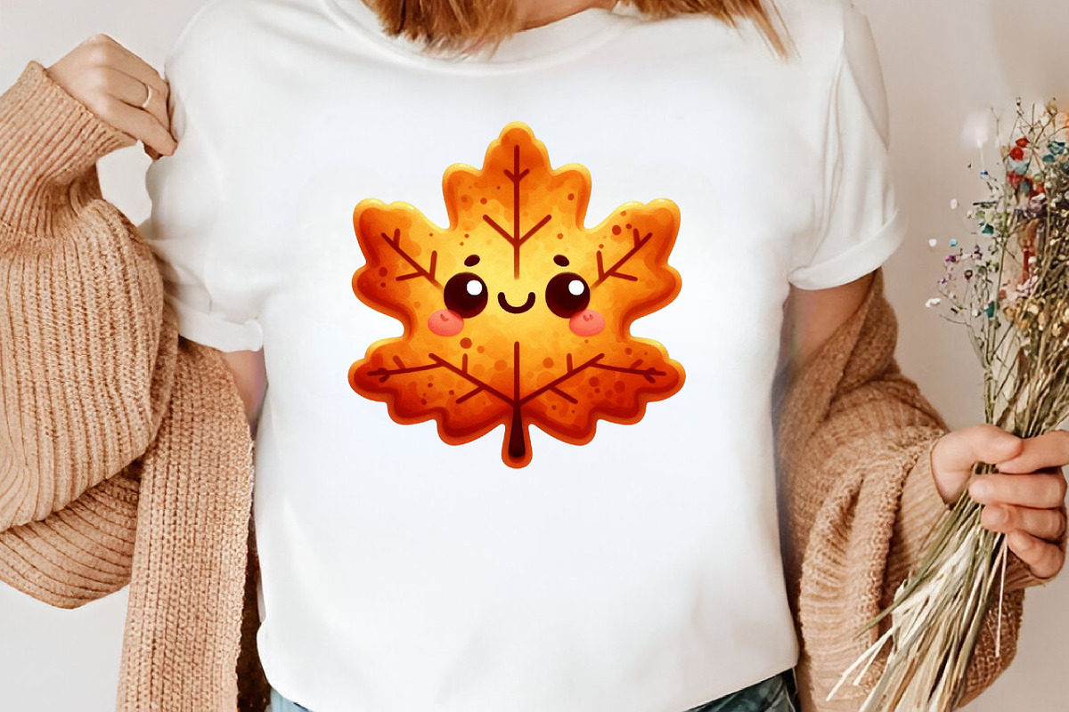Kawaii Autumn Food Clipart Bundle, an Illustration by Canvas Craft (Photo 6 of 8)