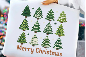Crochet Yarn Christmas Tree Png, an Illustration by Craft Nest