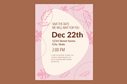 Birthday Party Invitation Floral, a Templates & Theme by studiogstock (Thumbnail 3 of 3)