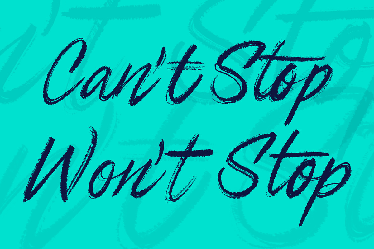 Procreate Expressive Script Brushes, a Brush Add-On by Quiver Supply Co. (Photo 4 of 5)