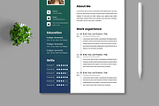 Resume Template Layout, a Resume Template by MightyDesign (Thumbnail 3 of 8)