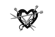 Knitted Heart Love Vector Bundle, an Illustration by Designs_River (Thumbnail 21 of 53)