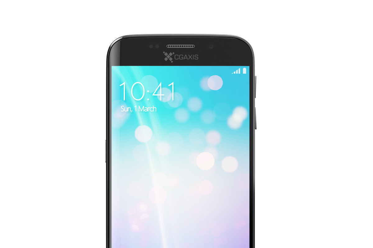 Black smartphone, an Object 3D Model by CGAxis (Photo 1 of 12)