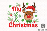 My 1st Christmas PNG, Christmas, a Graphic by Designking (Thumbnail 1 of 4)