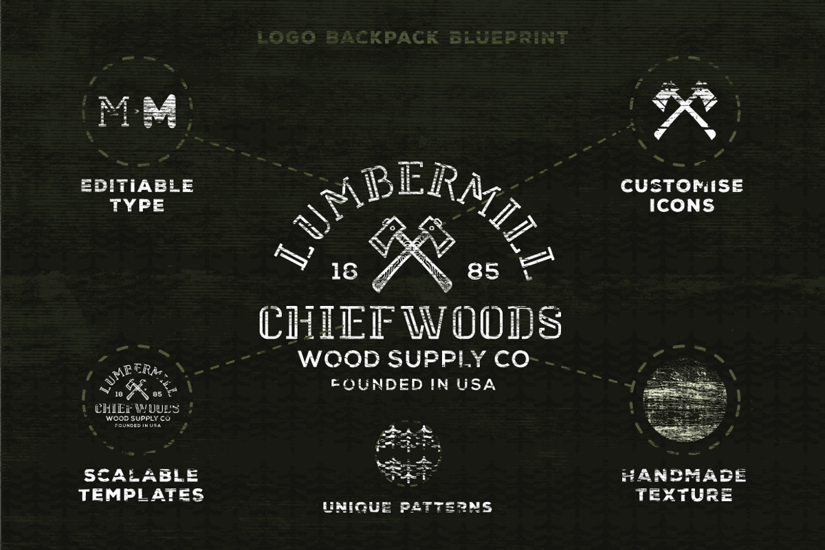 Adventure Logo Backpack, a Branding & Logo Template by Jeremy Mura (Photo 3 of 6)