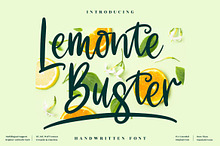 Lemonte Buster Handwritten LS