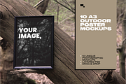 Forest Frames - 10 Unique Mockups, a Print Template by Endless-Studio-UK