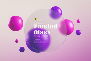 Frosted Glass Mockup