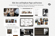 Modern Beauty Salon Booking Site, a Squarespace Template by HAYAG Creatives (Thumbnail 5 of 7)