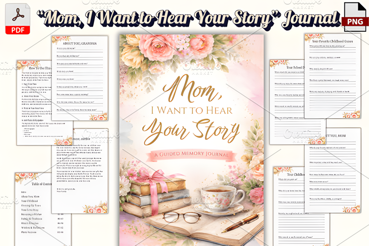 “Mom, I Want to Hear Your Story” Jou, a Marketing Template by Coco Bloom (Photo 1 of 5)