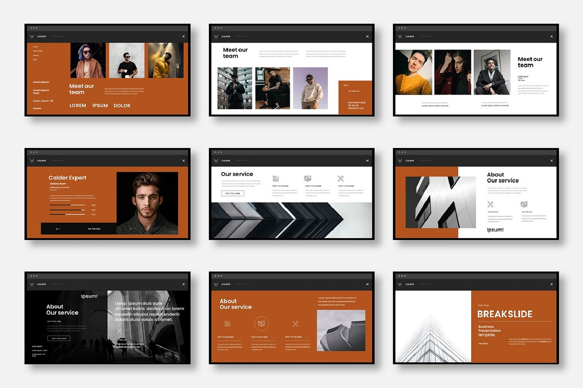 Calder – Business Keynote Template, a Presentation Template by Dens Creative Studio (Photo 3 of 6)