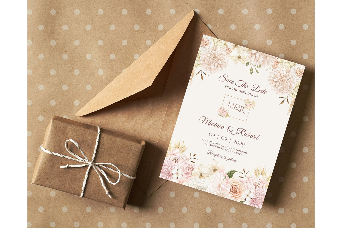 Invitation 5x7 Card Mockup Bundle, an Invitation Template by DaisyStudio (Photo 12 of 13)