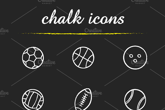 Sport Balls Icons. Vector
