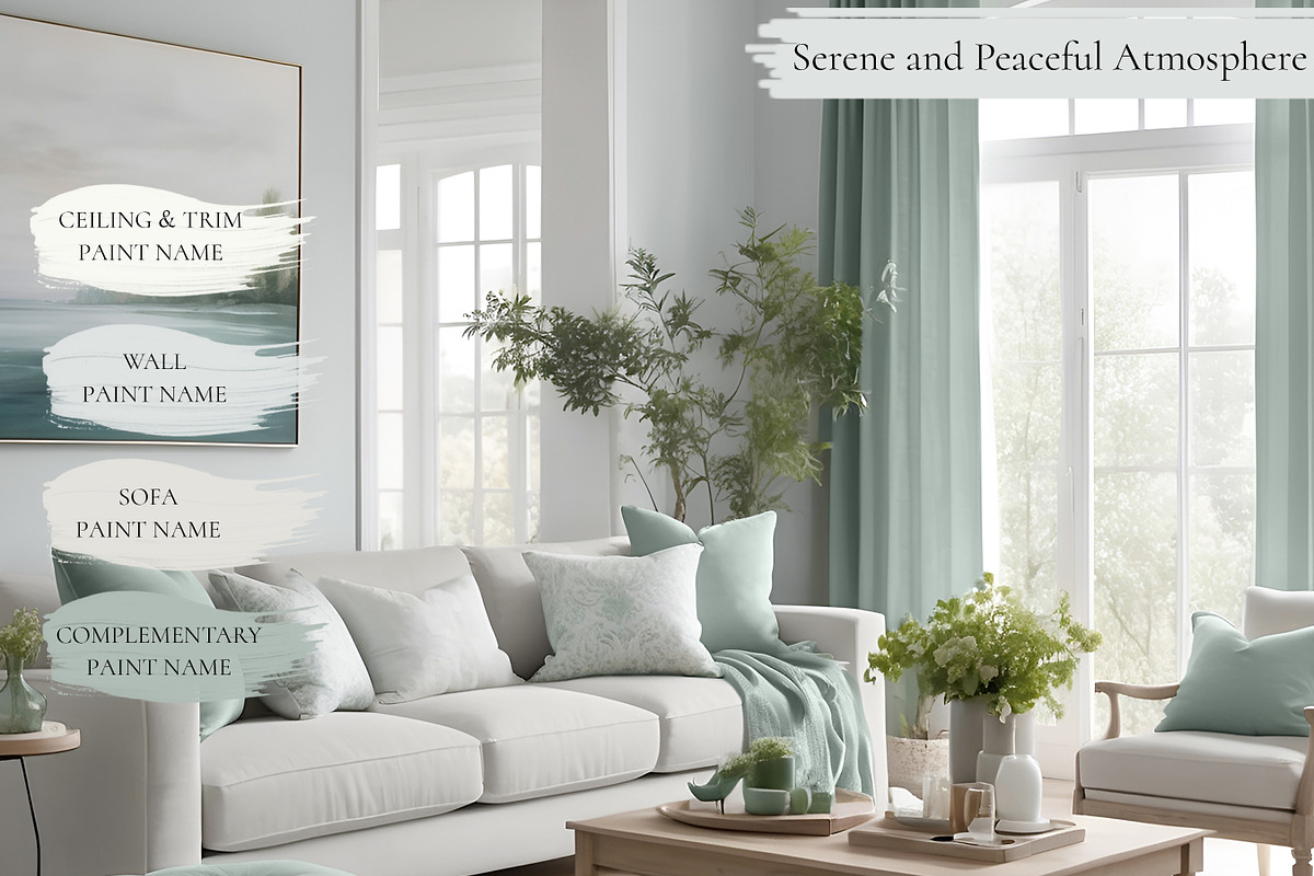 Behr Serene Home Paint Palette, a Presentation Template by CONCEPT COLORS (Photo 5 of 9)