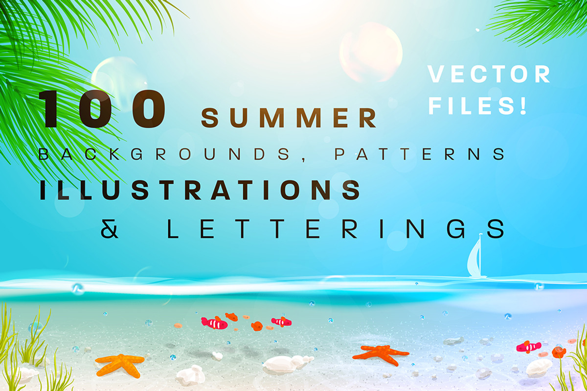 100+ Summer Backgrounds. Vector, a Food Illustration by Anna Ozerina (Photo 1 of 35)