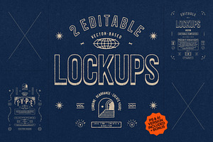 2 Editable Type Lockups - Sample 01