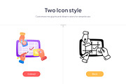 Marketing icons, a Duotone Icon by Prosymbols (Thumbnail 3 of 10)