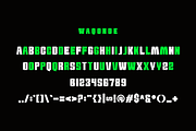 Waqonde - Sport Font, a Sans Serif Font by Iqsiart Studio (Thumbnail 4 of 6)
