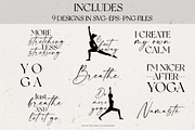 Yoga SVG Quote Bundle, an Object Graphic by IllustratorAnnie (Thumbnail 3 of 5)