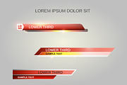 Lower thirds, a Work Illustration by El Design (Thumbnail 2 of 5)