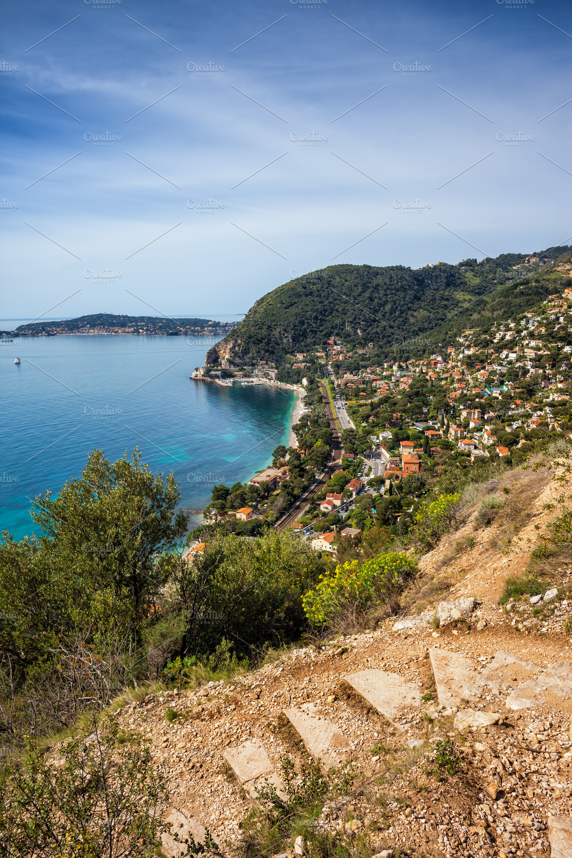 French Riviera Coastline, a Nature Photo by Artur Bogacki
