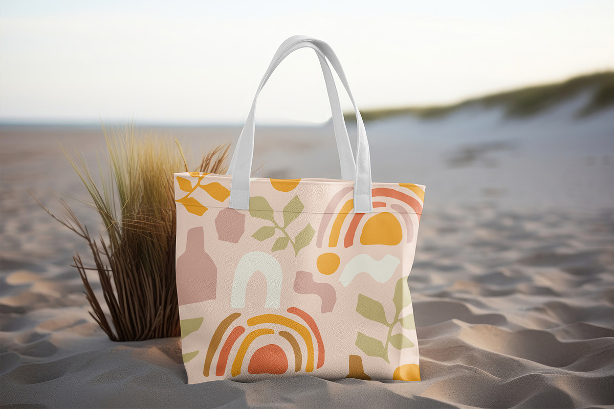 Sunny Day Shapes, a Wallpaper Graphic by MalyskaStudio (Photo 2 of 6)