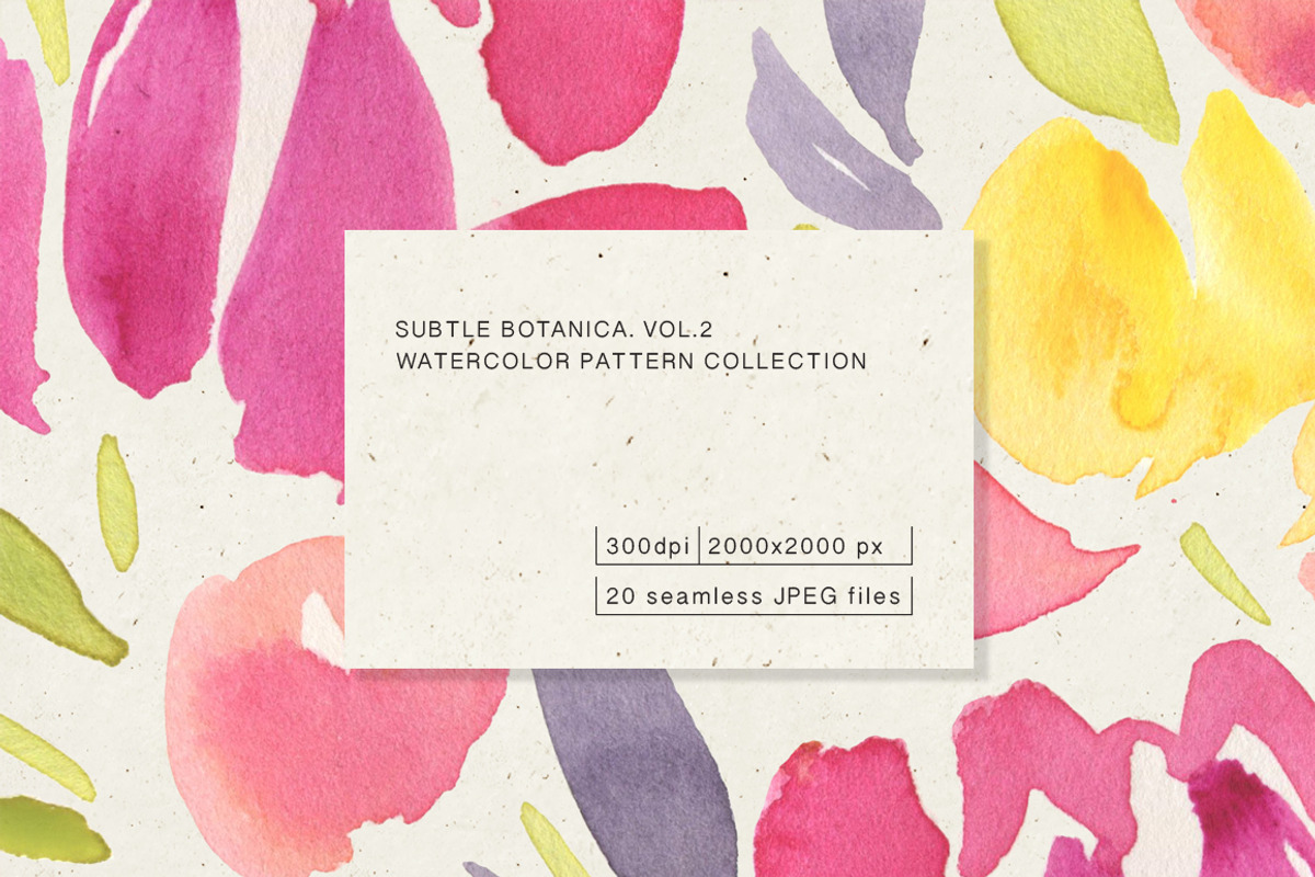 Subtle Botanica. Vol.2, a Pattern Graphic by Irtsya