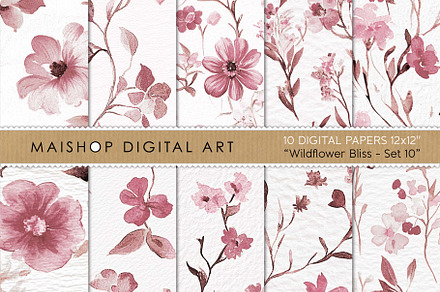 Wildflower Bliss Patterns Set 10
