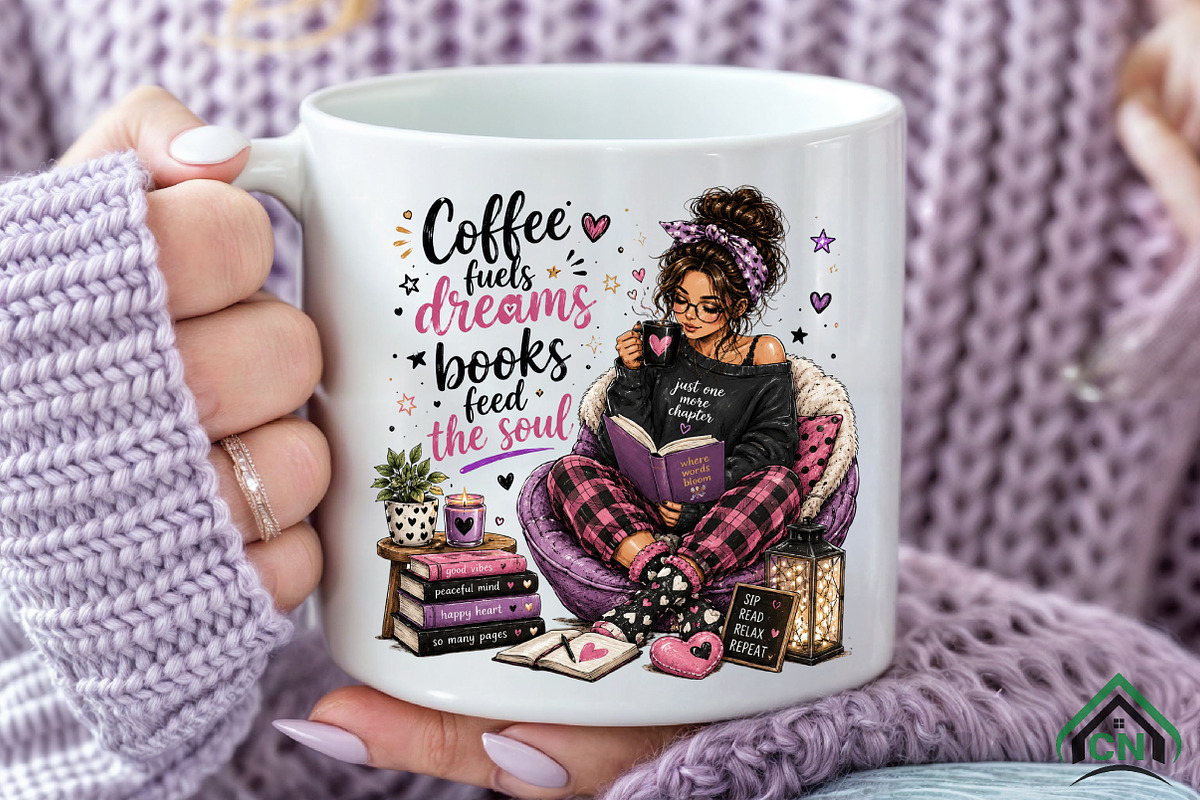Coffee Dreams PNG, a Seasonal Illustration by Craft Nest (Photo 6 of 6)