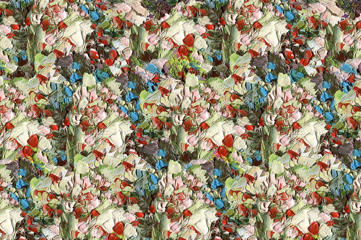 Oil painting seamless patterns., a Pattern Graphic by TaPilipa (Photo 9 of 15)