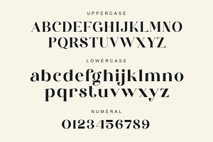 Ballies Modern Serif Typeface