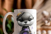 Watercolor Woodland Animals Clipart, a Graphic by one-touch (Thumbnail 4 of 11)