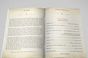 Watercolor Funeral Program Template, a Templates & Theme by Godserv Designs (Thumbnail 2 of 6)