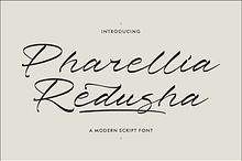 Pharellia Redusha A Modern Script