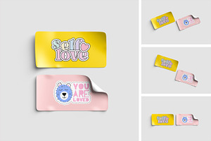 Sticker Mockup, a Product Mockup by getproject