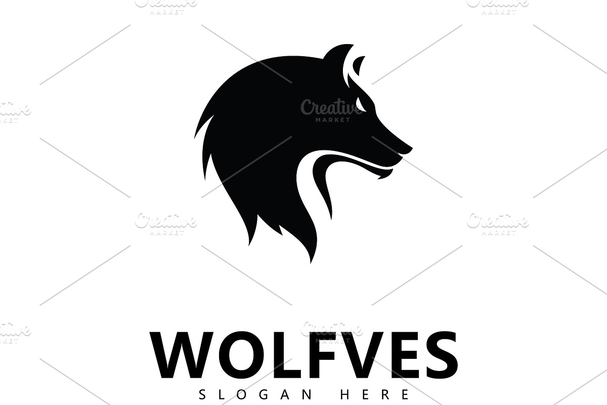 Wolf Logo Template vector, a Graphic by T.Vooka
