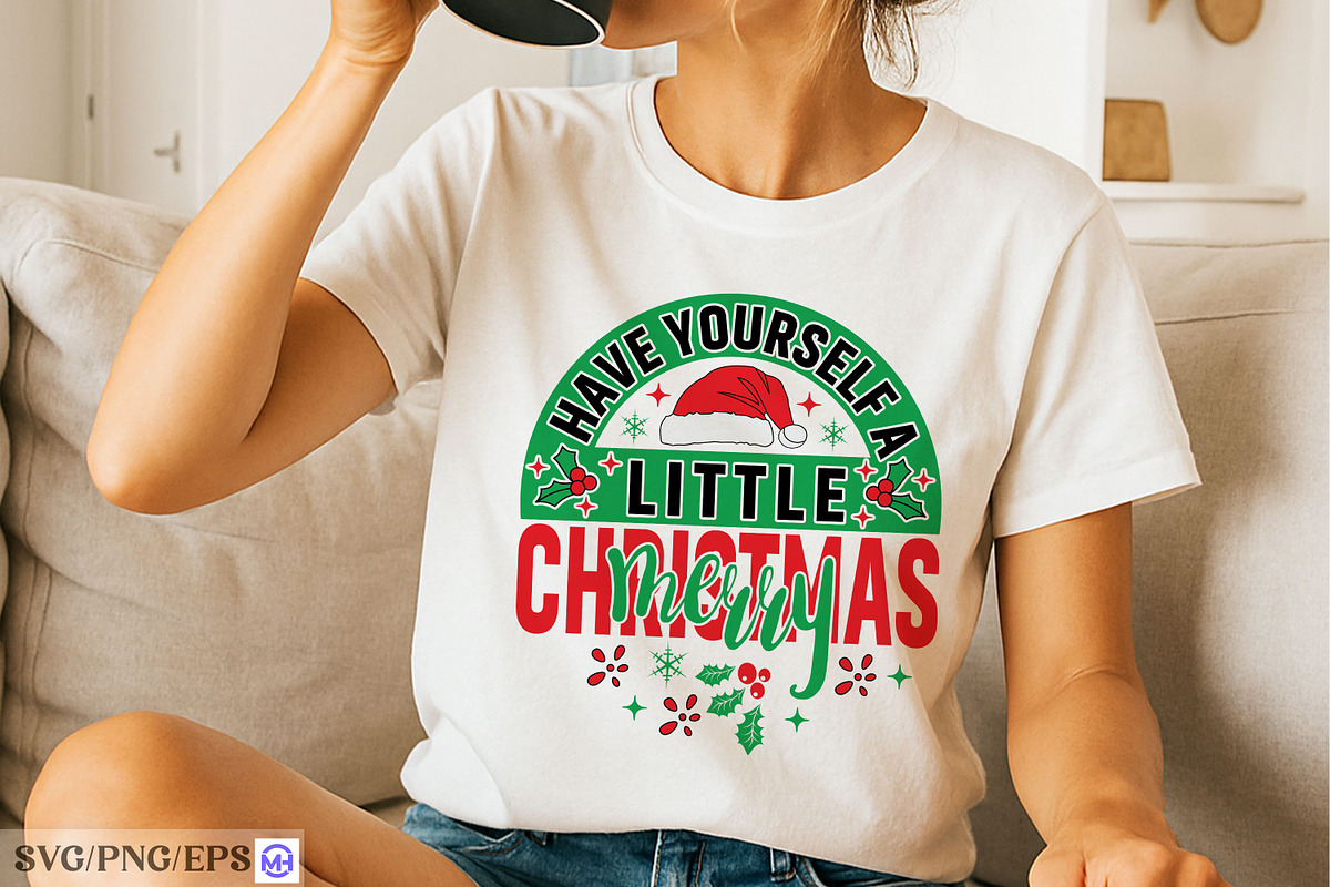 Have Yourself a Merry Little Christm, a Graphic by mh_arif (Photo 4 of 4)