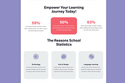 Educational Landing Page, a Landing Page Template by MightyDesign (Thumbnail 6 of 10)